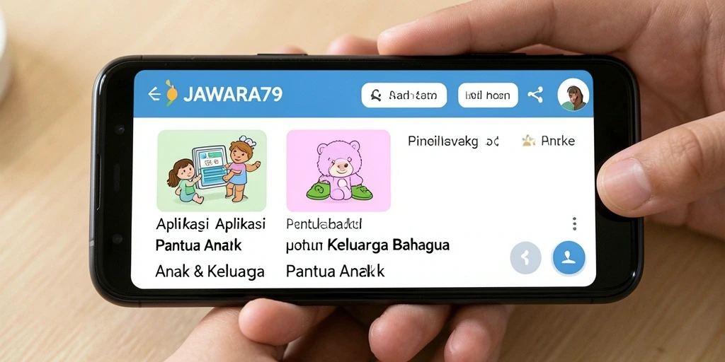 Tampilan antarmuka JAWARA79 untuk pemantauan anak yang mudah digunakan.