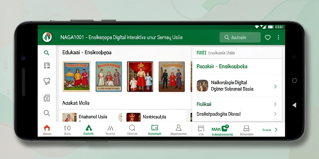 Antarmuka menarik dan fitur interaktif dari NAGA1001.
