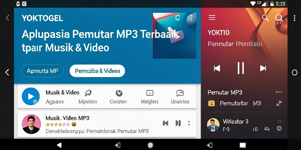 Tampilan antarmuka YOKTOGEL yang modern dan intuitif.